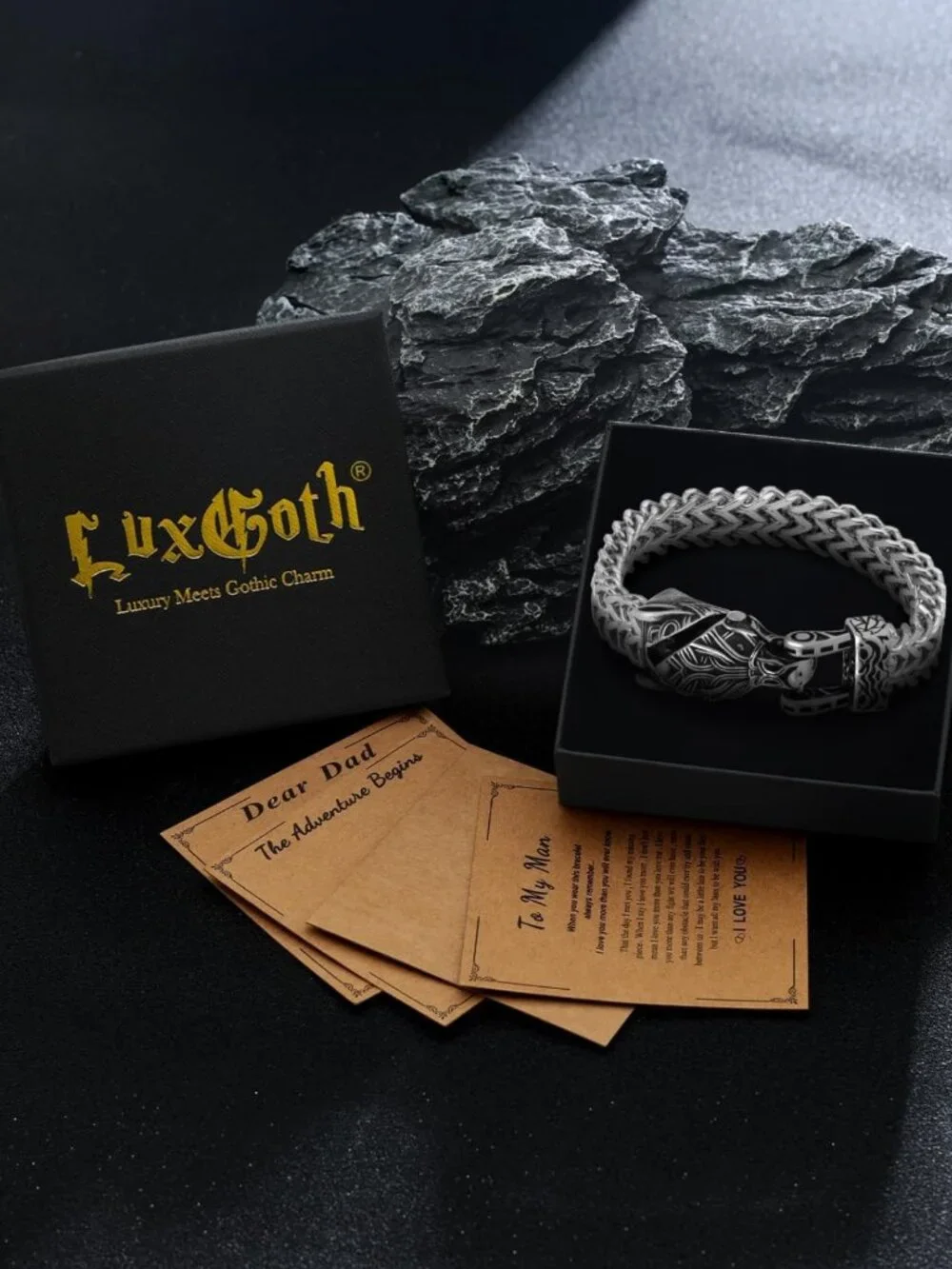 Gothic Punk Heavy Chain Bracelet Collection | Vintage Biker Viking Jewelry